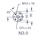 2BV水環(huán)式真空泵的安裝尺寸