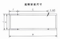 SK型水環(huán)式真空泵外型及連接圖